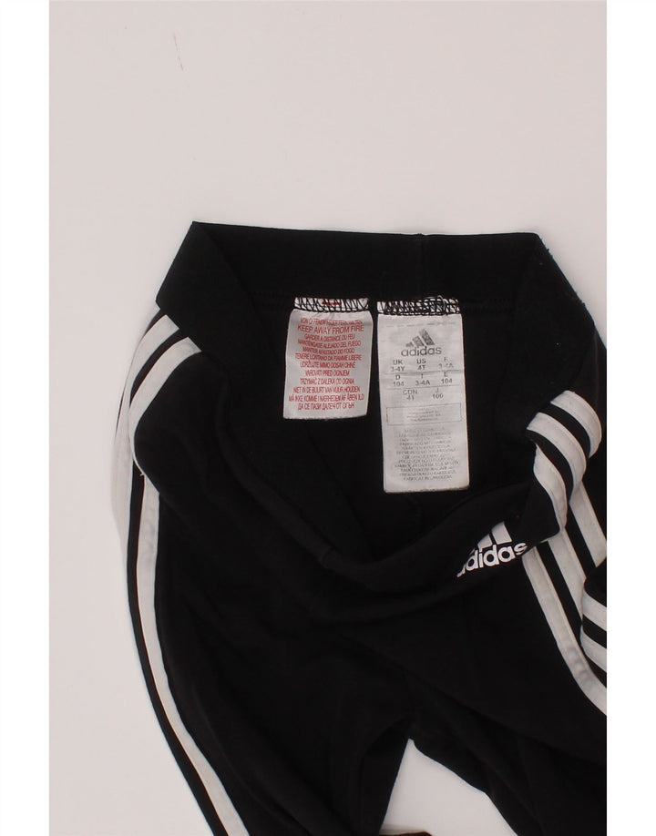 Leggings Adidas Menina 3-4 Anos Algodão Preto