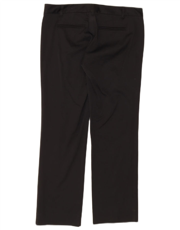 Calça feminina reta casual GUESS W32 L28 algodão preto