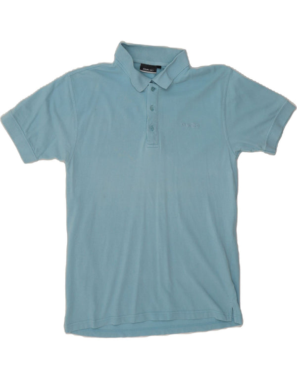 Camisa polo masculina REEBOK grande algodão azul