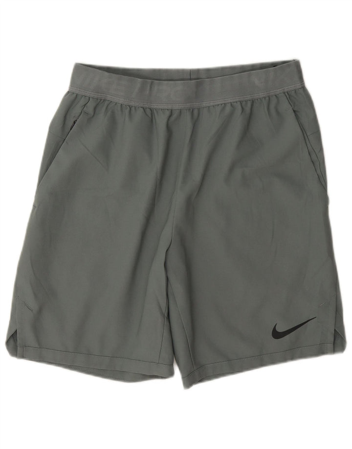 Shorts esportivos Nike masculino Dri Fit Graphic Standard pequeno cinza poliéster