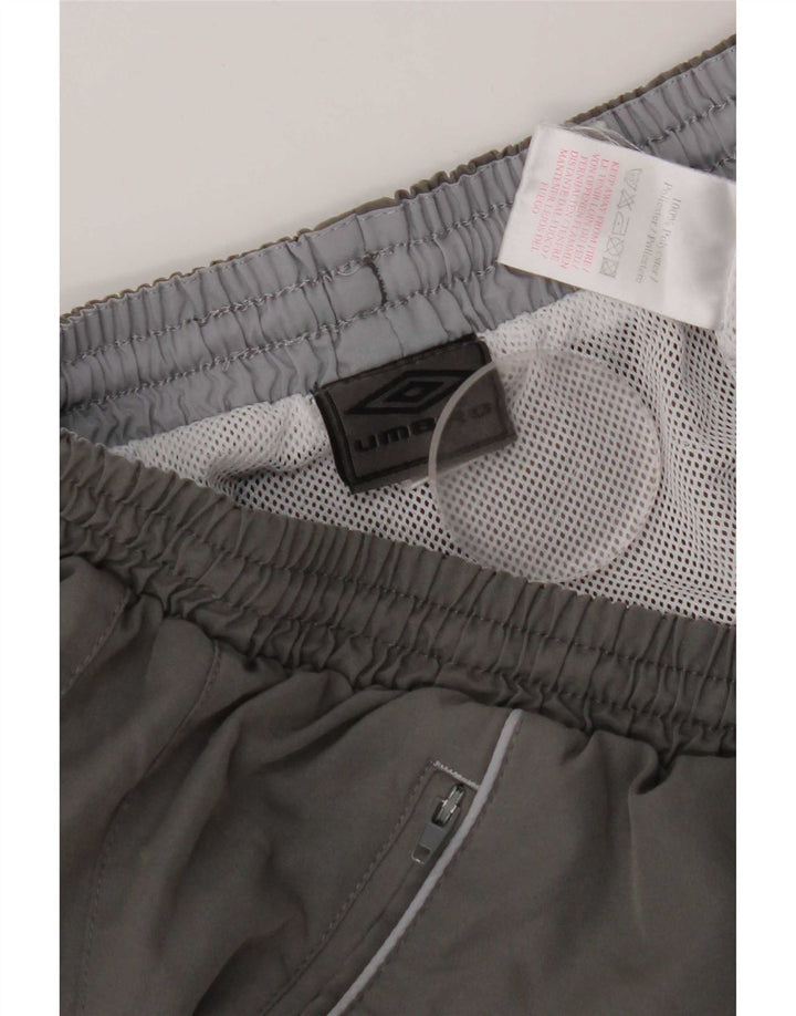 Umbro Mens Sport Shorts Grande Poliéster Cinza