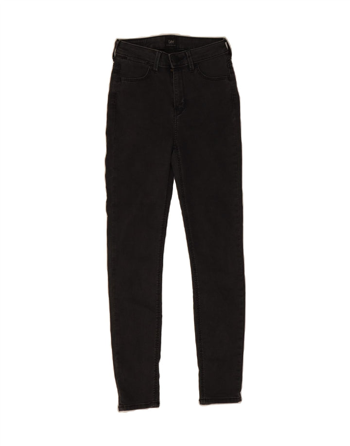 LEE Womens Skyler Skinny Jeans W25 L29 Grey Cotton Vintage Lee and Second-Hand Lee from Messina Hembry 
