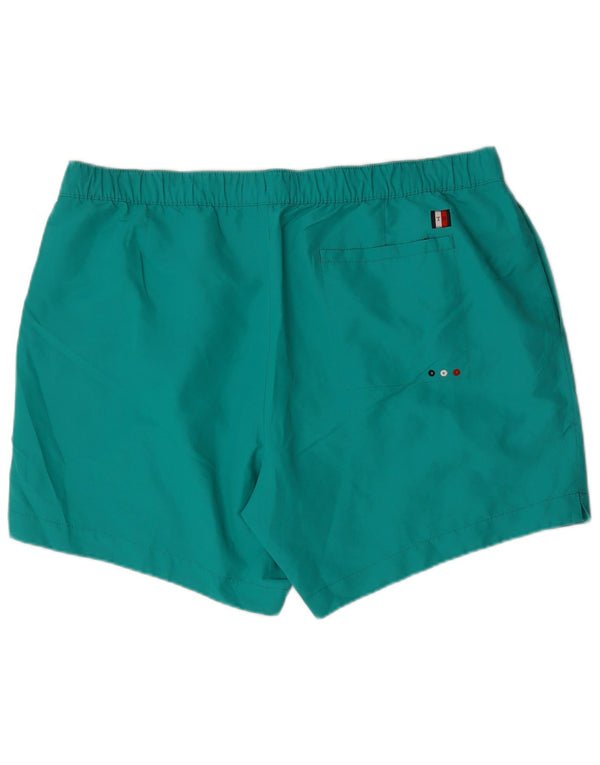 Shorts de natação masculino Tommy Hilfiger Graphic Regular Fit 4XL turquesa