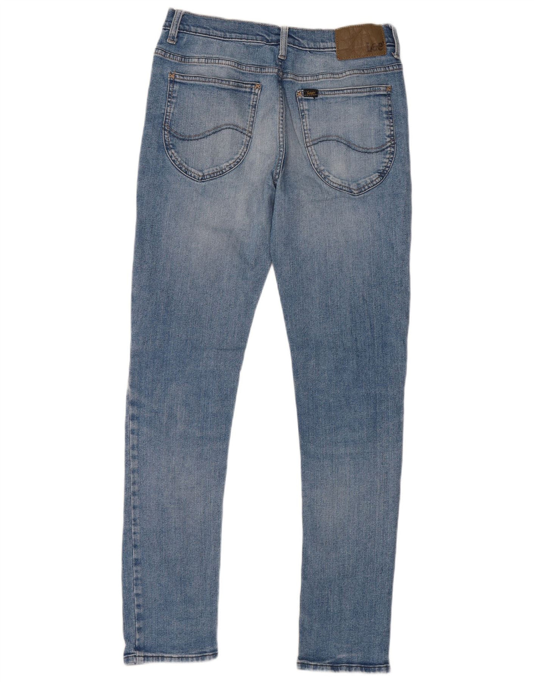 Lee Mens Jeans Skinny W30 L30 Azul Algodão