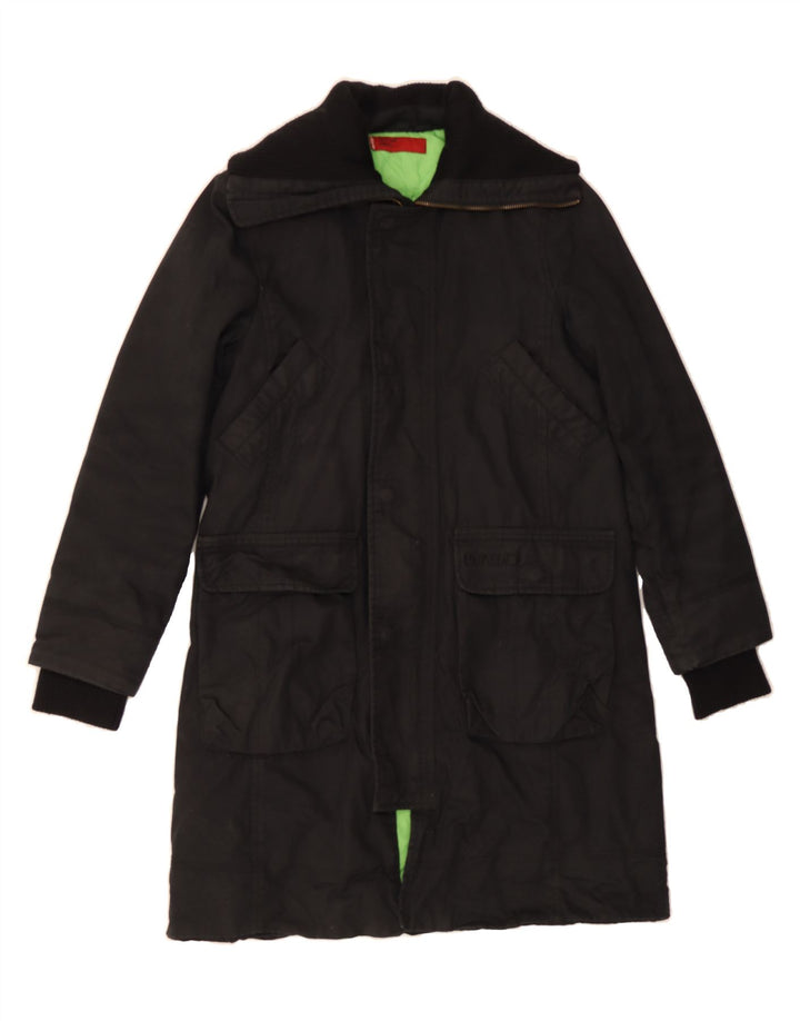 LEVI'S Mens Overcoat UK 36 Small Black Cotton Vintage Levi's and Second-Hand Levi's from Messina Hembry 
