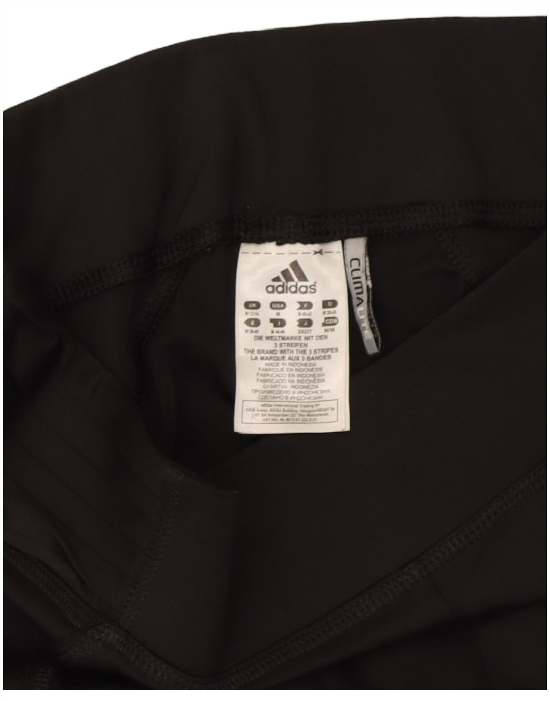 Calça de treino feminina Adidas UK 12/14 médio preto poliéster