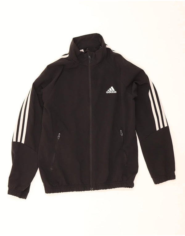 Casaco de treino adidas menino 11-12 anos preto poliéster