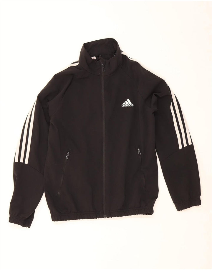 Casaco de treino adidas menino 11-12 anos preto poliéster