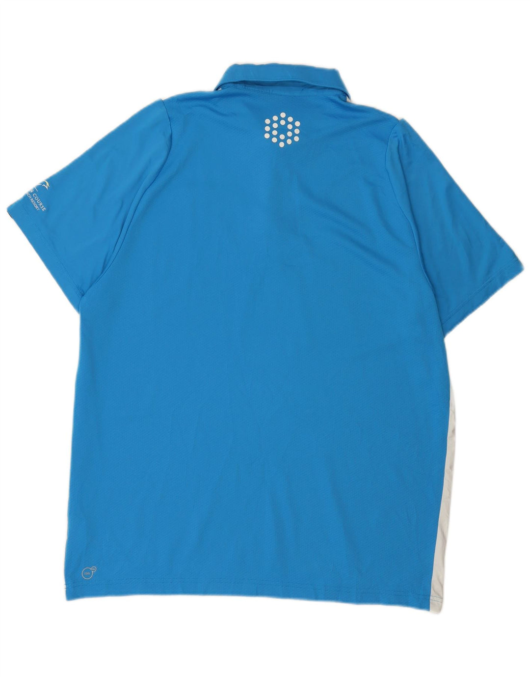 Camisa polo masculina PUMA XL azul colorblock poliéster