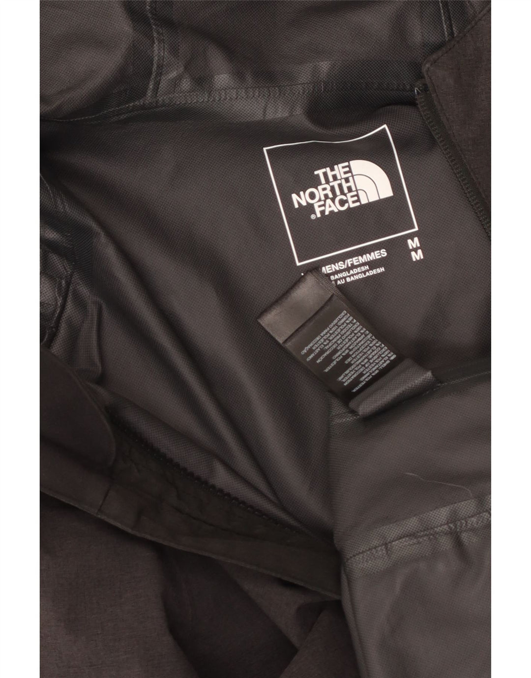 Jaqueta de chuva feminina com capuz THE NORTH FACE Reino Unido 14 poliéster cinza médio