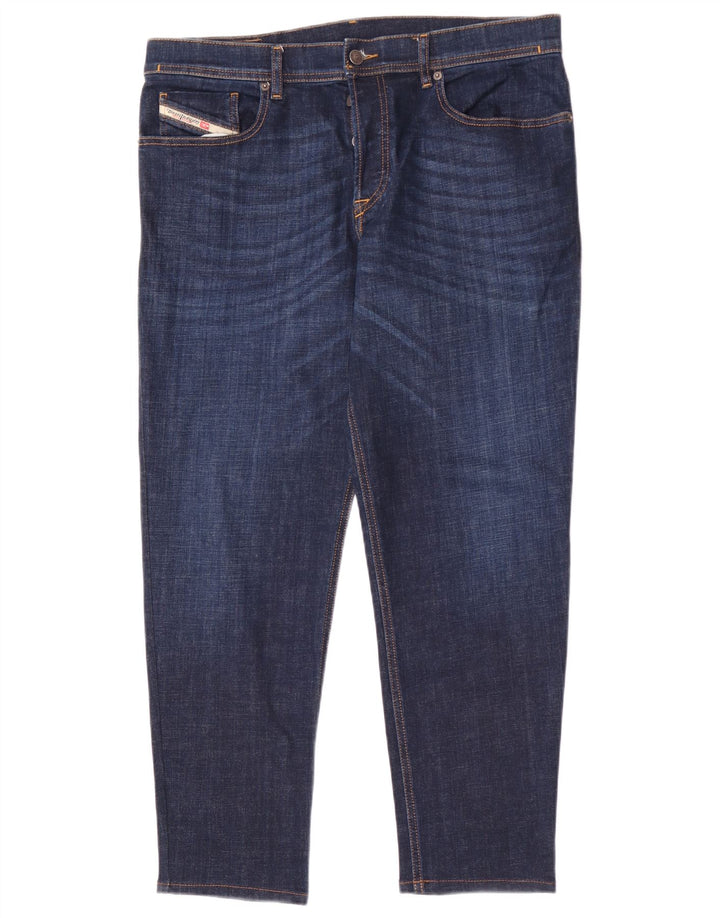 DIESEL Masculino Slim Jeans W34 L29 Azul Marinho