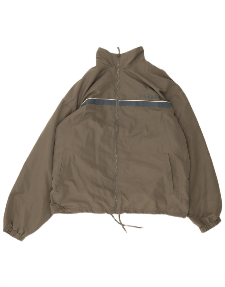 Reebok Mens Tracksuit Top Jacket Médio Verde Colorblock Poliéster