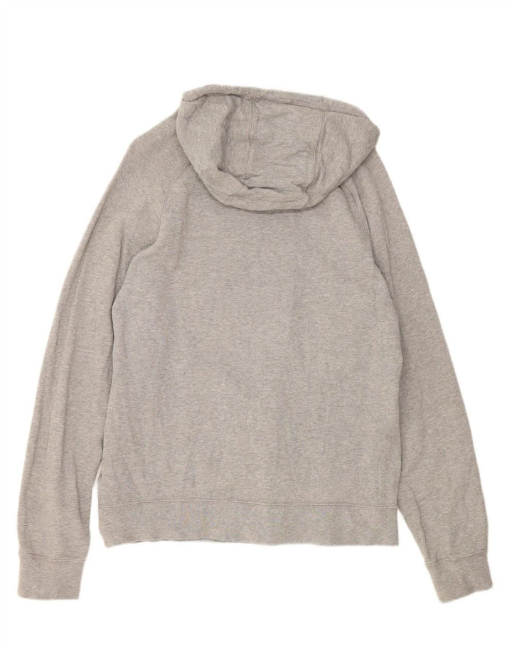 NIKE Mens Graphic Hoodie Jumper Médio Algodão Cinza