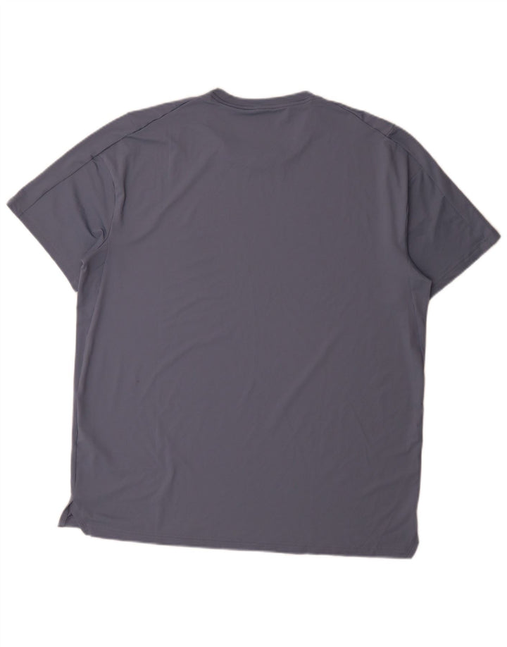 Camiseta Nike Masculina Dri Fit Top Grande Azul Poliéster