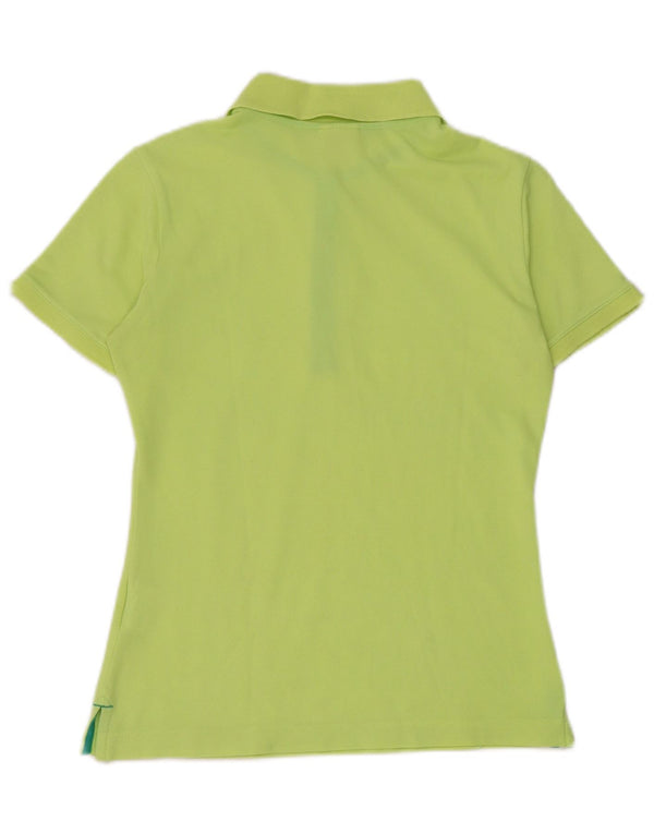 Camisa polo feminina Champion Heritage Fit UK 10 algodão verde pequeno
