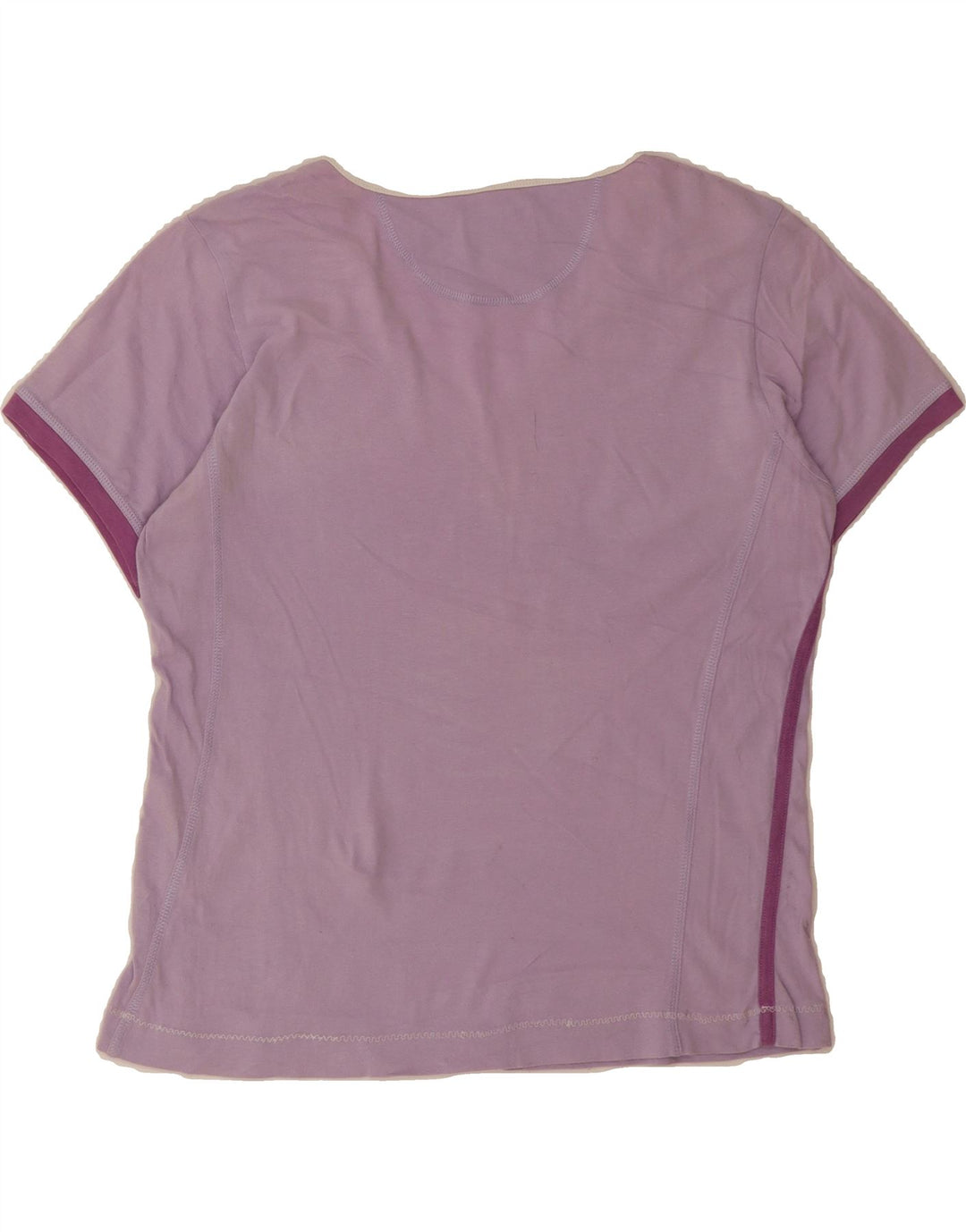 CHAMPION Womens T-Shirt Top UK 16 Large Purple Cotton Vintage Champion and Second-Hand Champion from Messina Hembry 