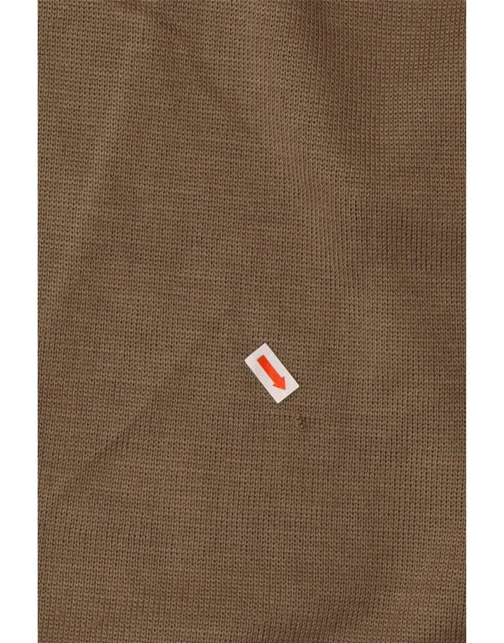 Suéter cardigã masculino VINTAGE solto, grande poliamida listrada verde