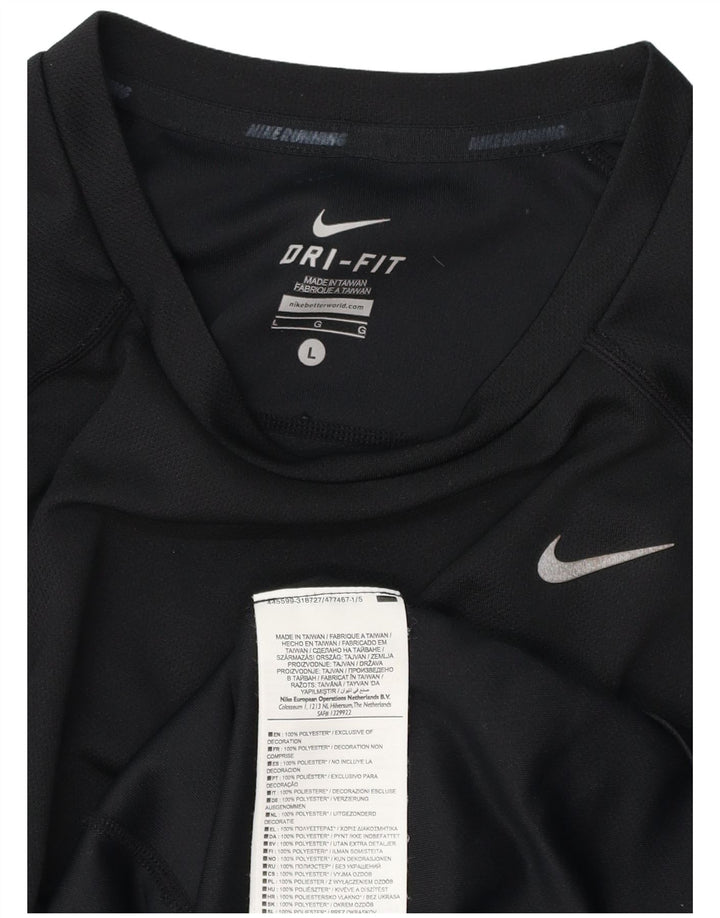 Camiseta Nike Masculina Dri Fit Top Grande Poliéster Preto