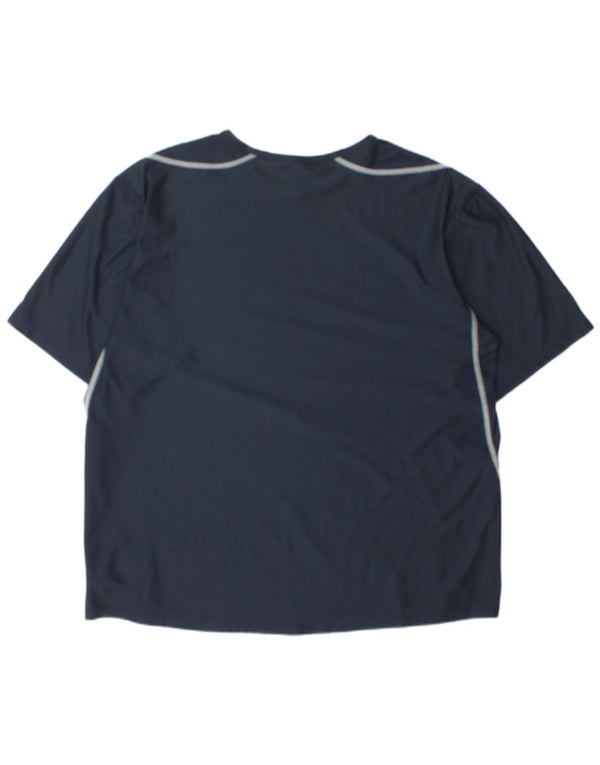 Camiseta masculina Nike Top UK 45/47 XL azul marinho poliéster