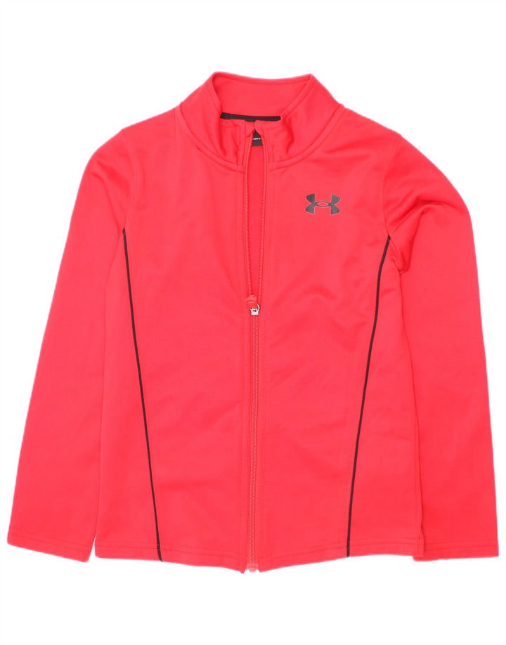 Jaqueta Under Armour Boys Treino Top 6-7 Anos Poliéster Vermelho