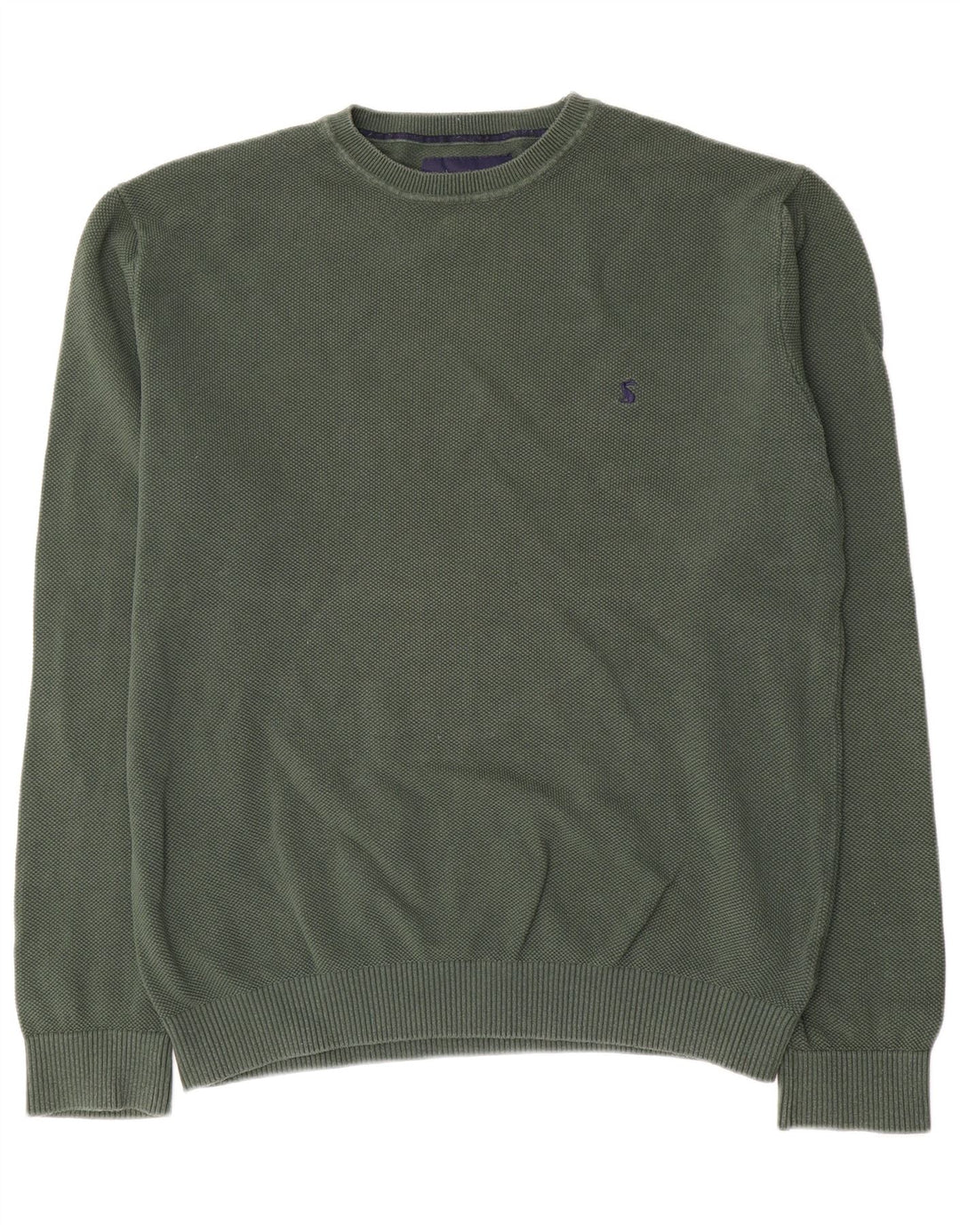 Suéter masculino Joules com gola redonda e algodão verde grande
