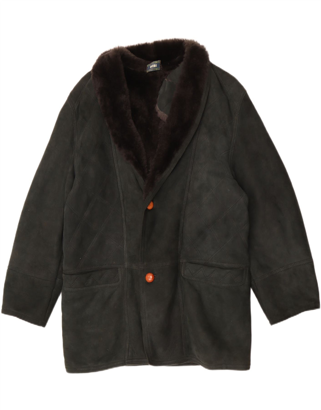 Jaqueta masculina Dibi Shearling IT 50 grande cáqui