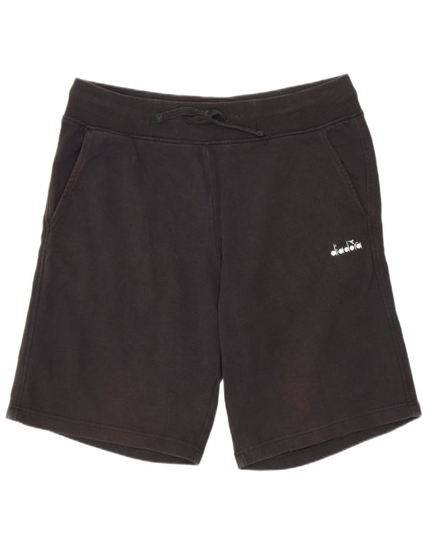 Diadora Mens Sport Shorts Grande Algodão Preto