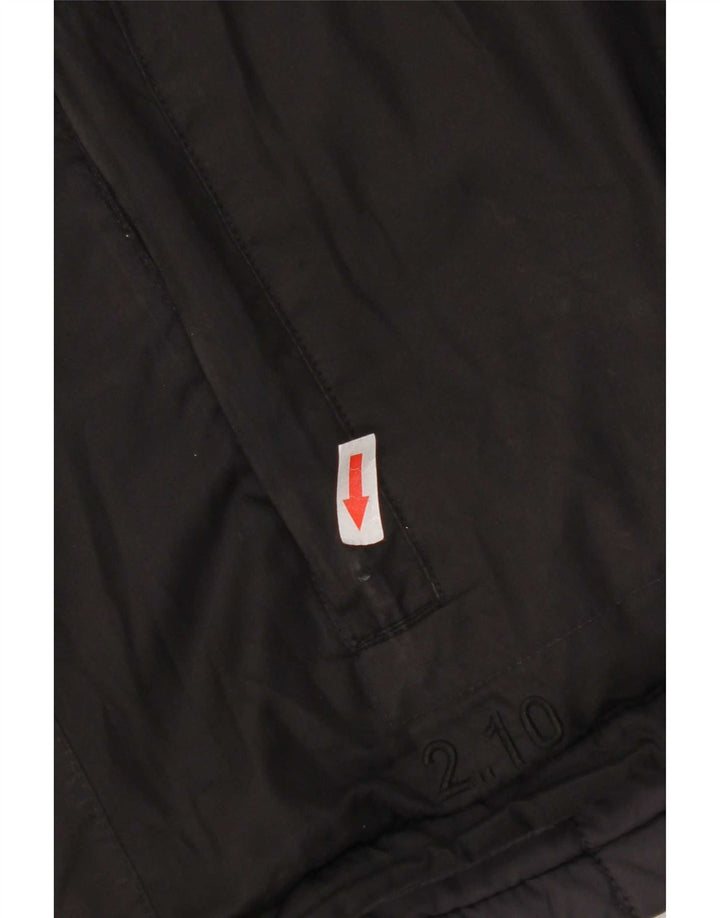 Jaqueta masculina acolchoada reversível com capuz North Sails UK 36 pequena preta