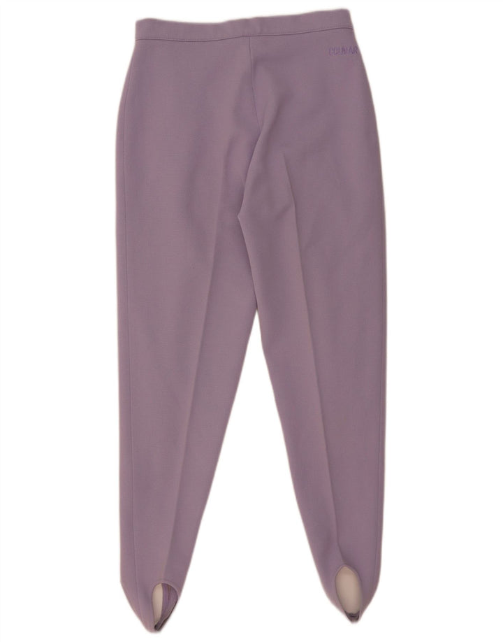Calça feminina Colmar com estribo IT 44 médio W26 L28 roxo poliamida