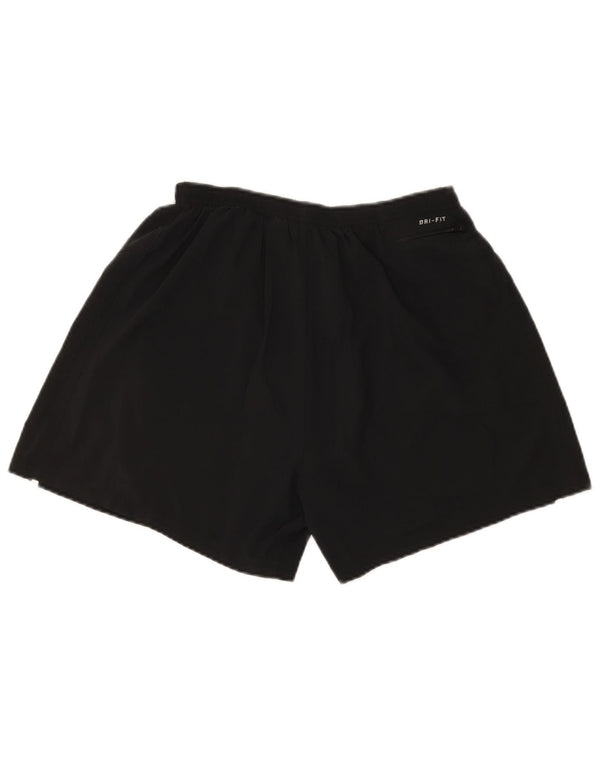 Shorts esportivo Nike Dri Fit feminino UK 16 grande preto