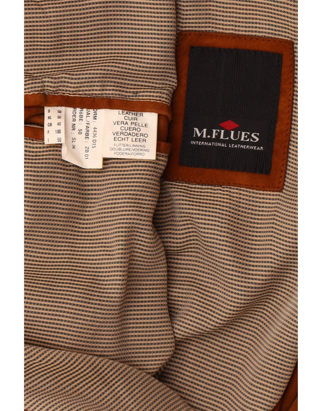 Jaqueta bomber masculina de camurça M. Flues Reino Unido 40 grande couro marrom