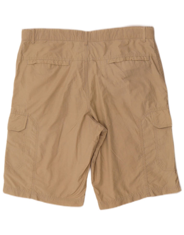 Shorts cargo masculino Marks & Spencer W36 grande algodão bege