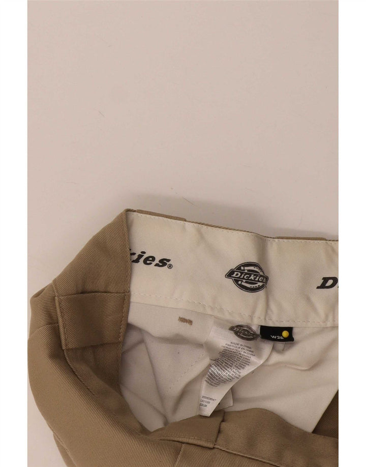 Calça Chino reta feminina Dickies W26 L27 poliéster bege