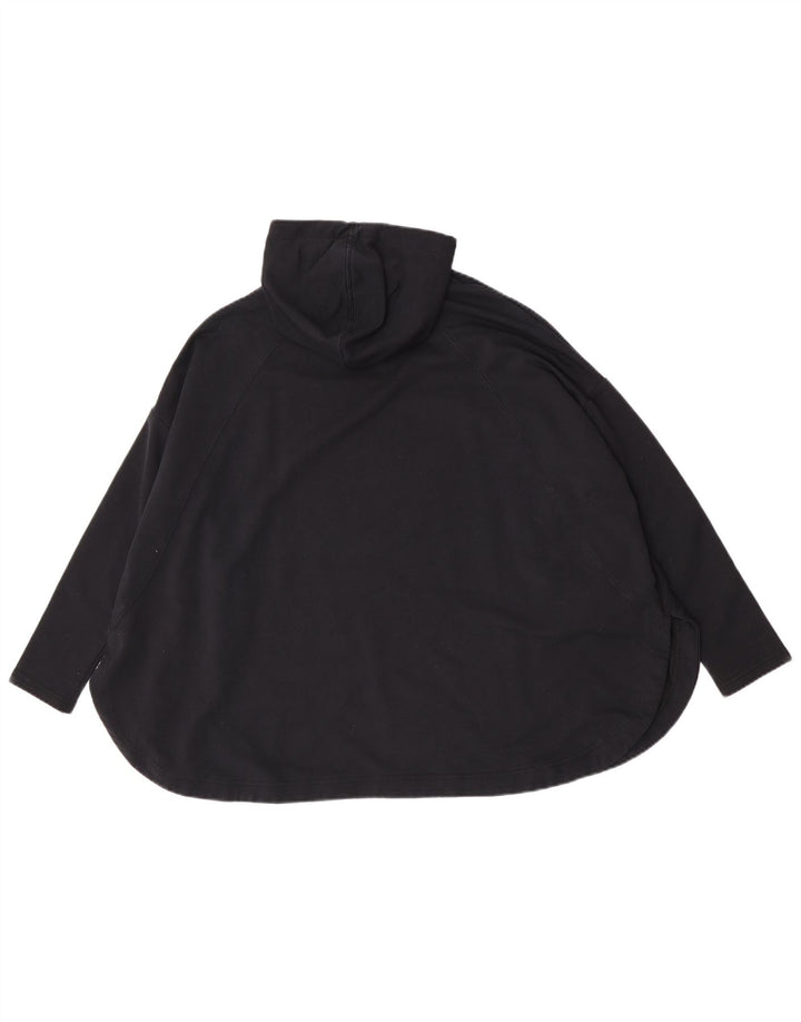Puma feminino oversized moletom com capuz UK 12 médio preto