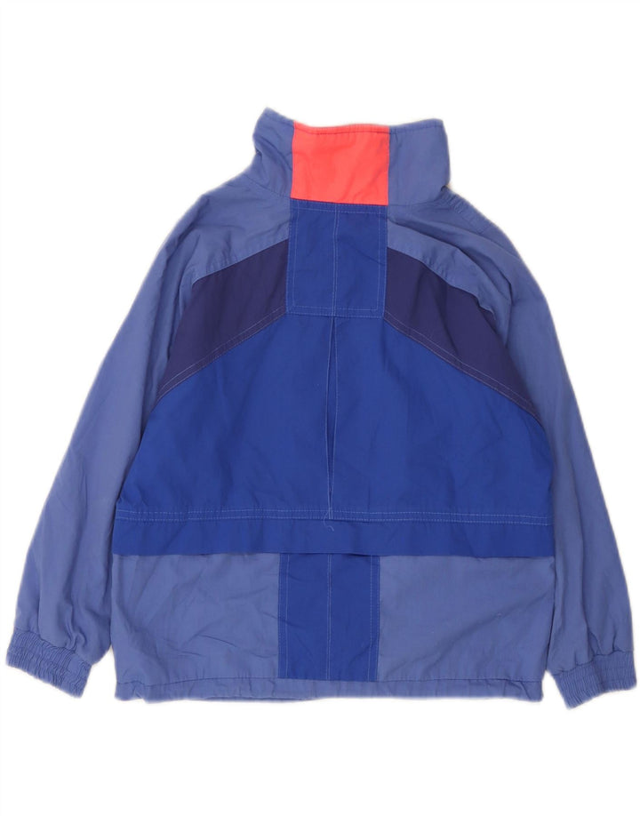 Jaqueta de chuva Lotto Boys 11-12 anos poliéster colorblock azul médio