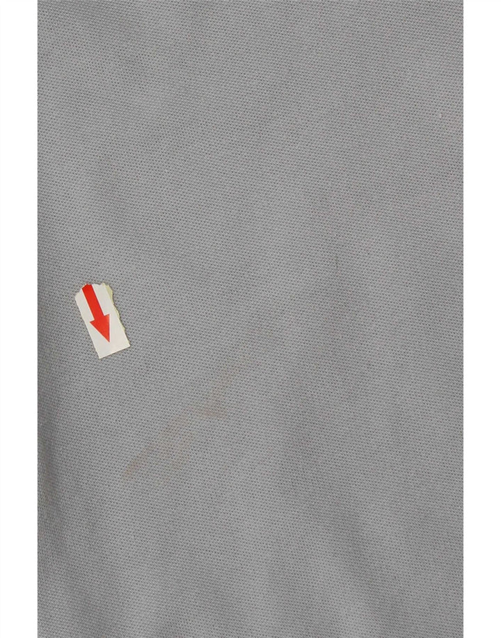 Camisa polo masculina de golfe Hackett grande algodão cinza