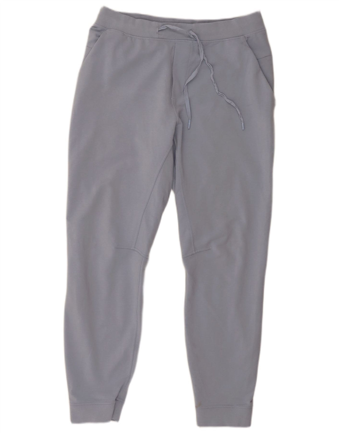 Calça de treino feminina Lululemon Joggers UK 16 grande poliéster azul