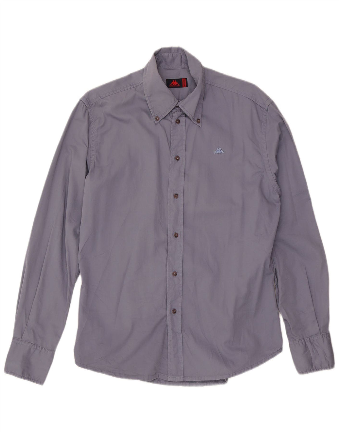 Camisa masculina Kappa algodão azul médio