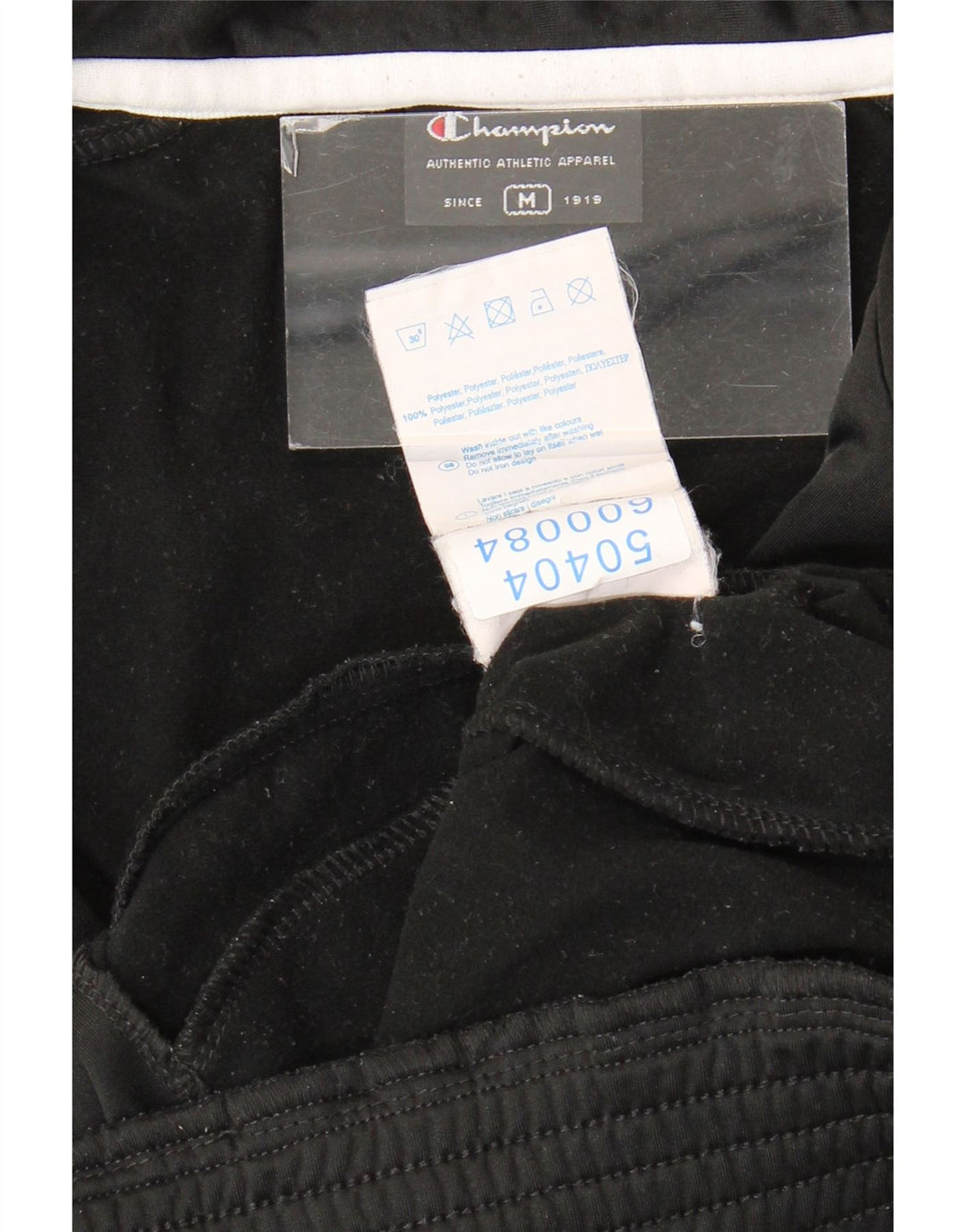 Jaqueta masculina de agasalho Champion médio preto colorblock poliéster