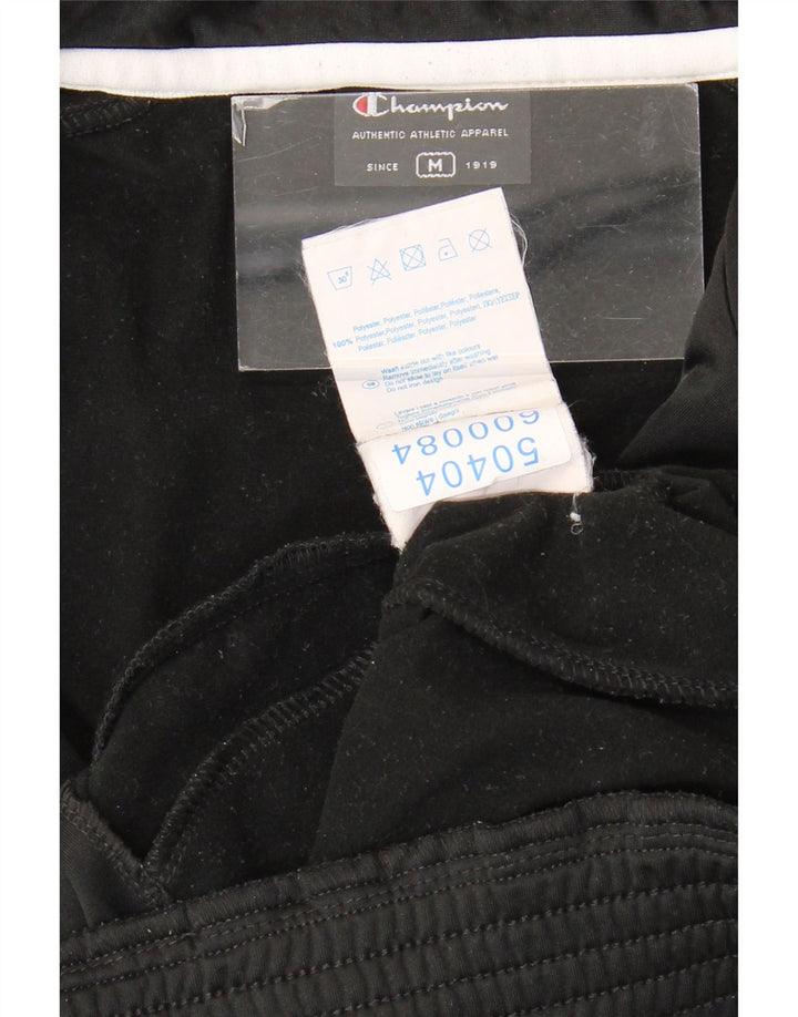 Jaqueta masculina de agasalho Champion médio preto colorblock poliéster