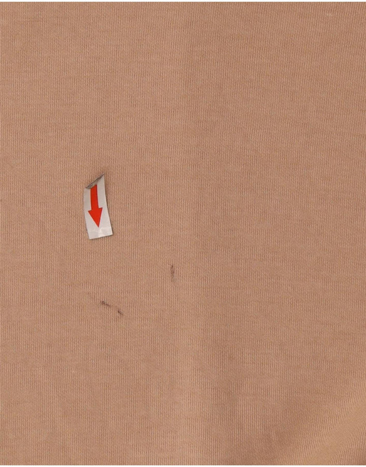 Vestido feminino Zara UK 16 grande algodão bege