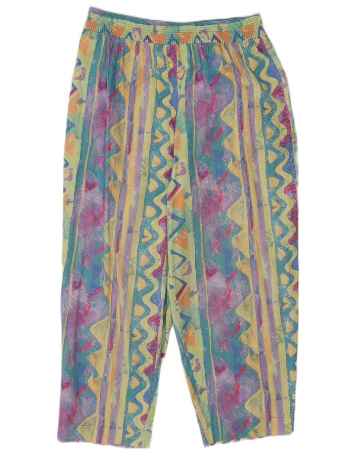 Calça Harém Feminina St Michael Reino Unido 16 Grande W34 L23 Multicolorido