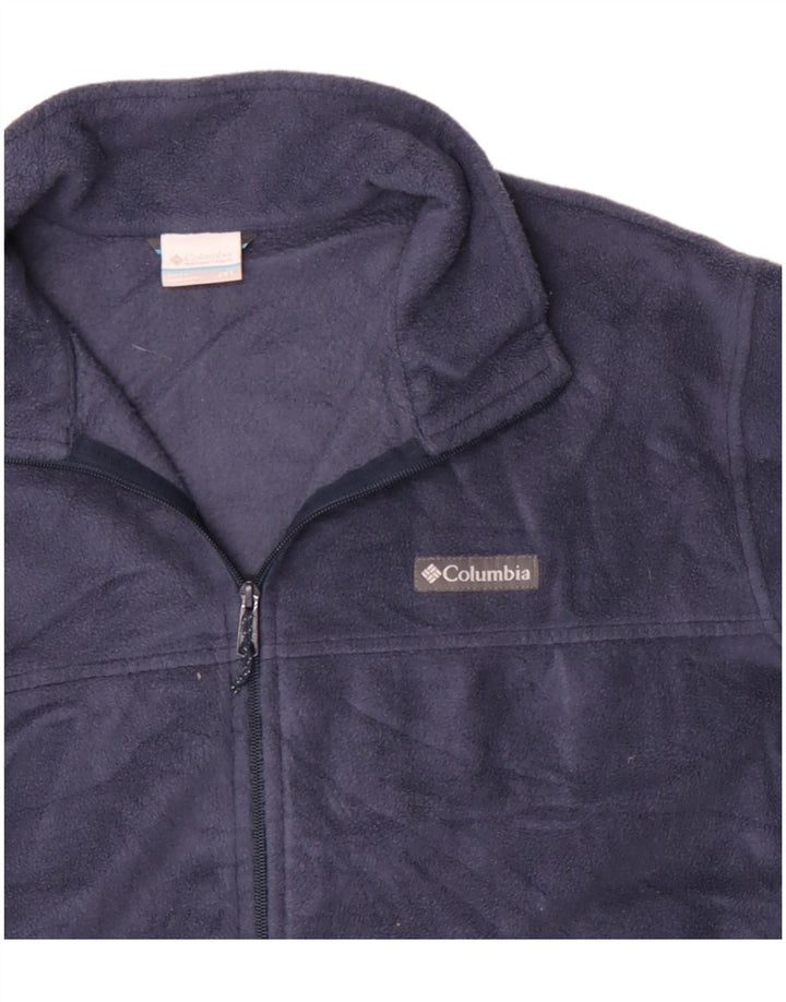 Jaqueta de lã masculina Columbia UK 44 2XL poliéster azul marinho