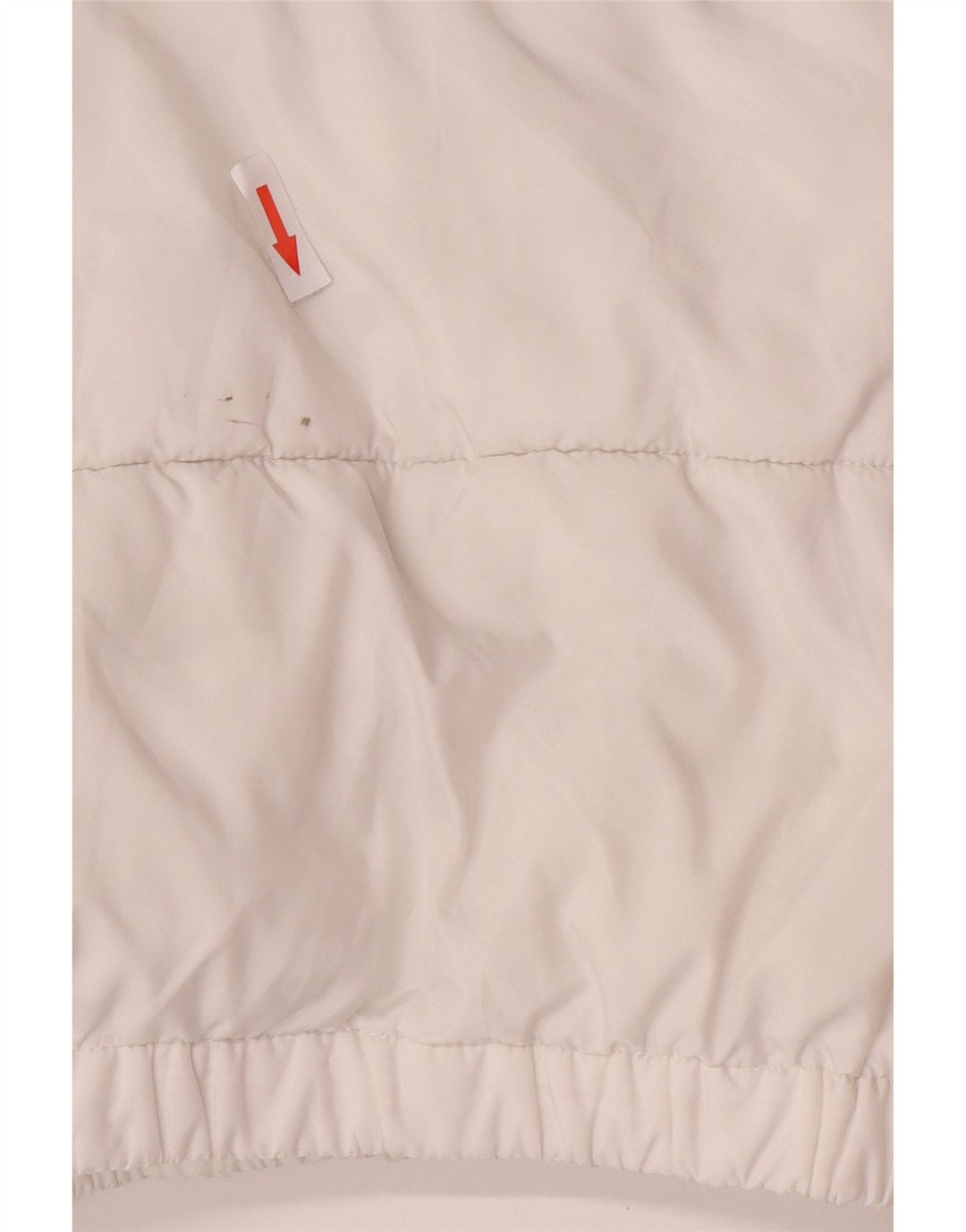 Jaqueta acolchoada masculina Kappa UK 40 grande poliéster colorblock branco