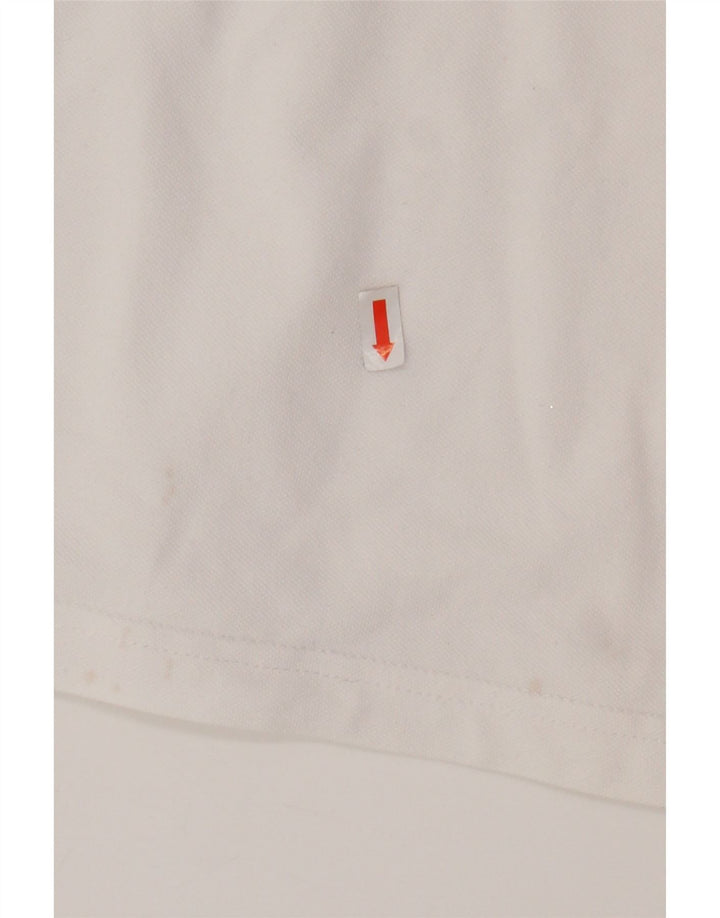 CAMPEÃO Camisa polo masculina Easy Fit médio algodão branco