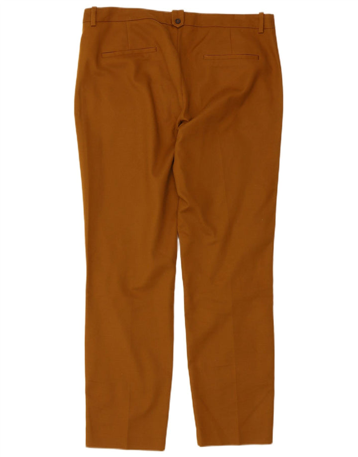 Zara Calça Chino Feminina Slim EU 40 Médio W30 L28 Marrom