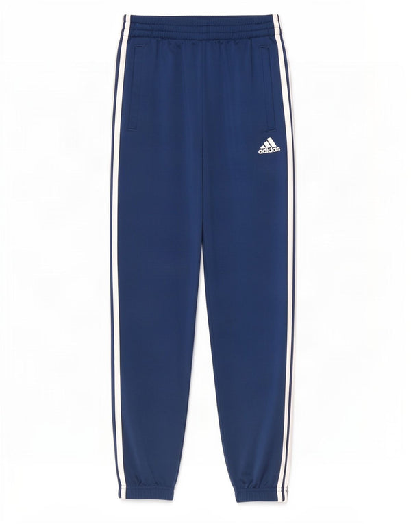Adidas meninos calças de treino joggers 11-12 anos azul marinho poliéster
