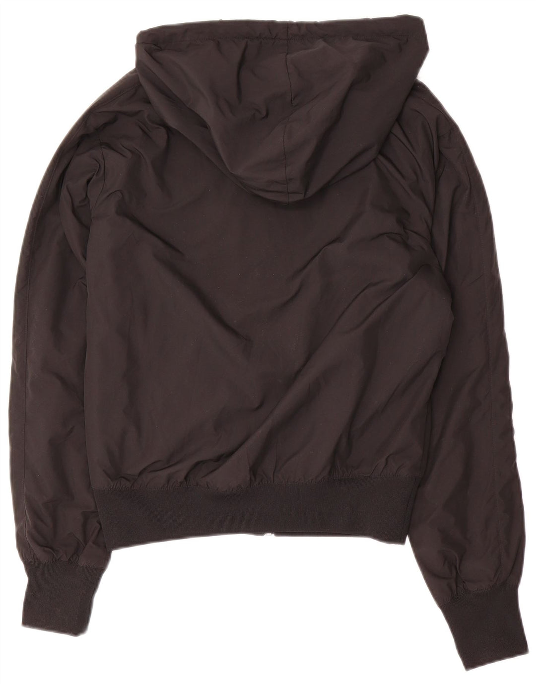 Jaqueta bomber com capuz feminina NIKE UK 14 poliéster preto médio