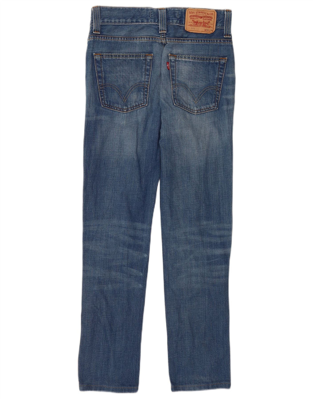 Calça jeans feminina Levi's 511 Slim W30 L30 azul algodão