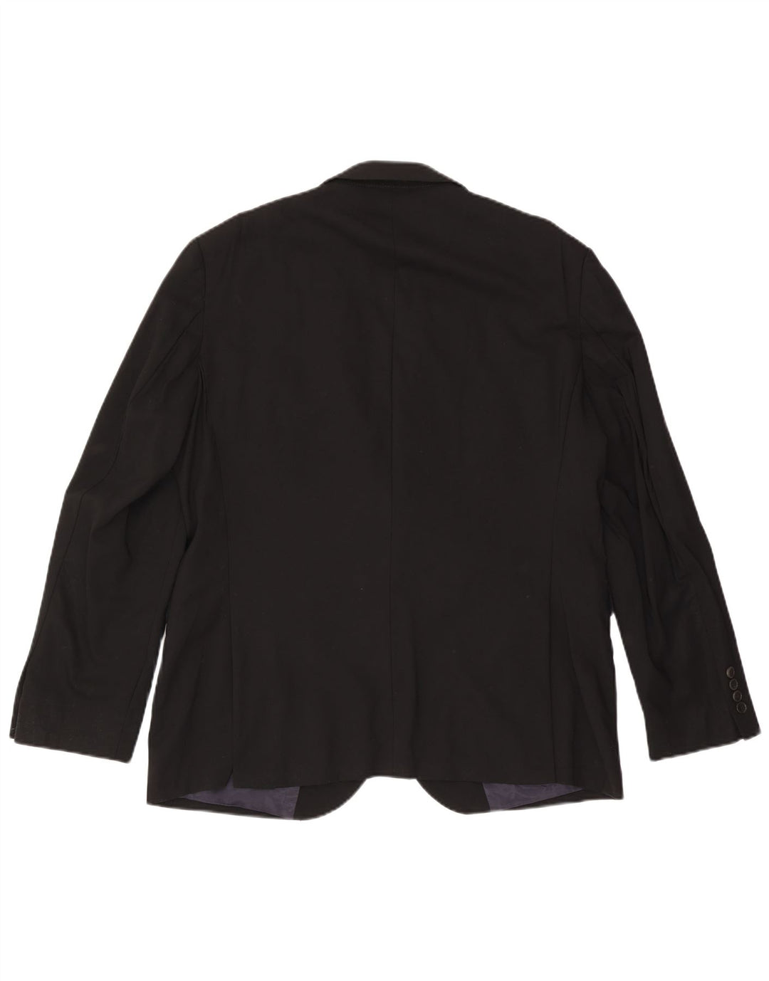 Jaqueta blazer masculina John Lewis sob medida com 2 botões Reino Unido 44 2XL lã preta